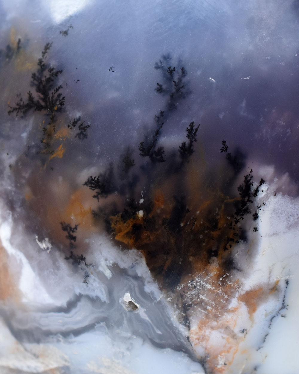 Ou Opal Dendritic, Merlinit - imagine 7