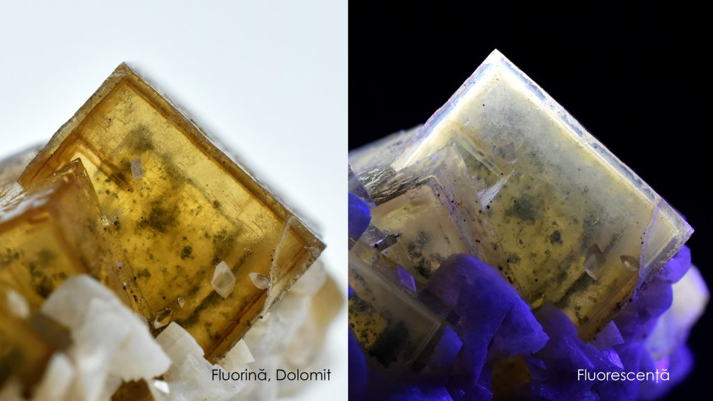 Fluorină cu Dolomit şi Fluorescenţă